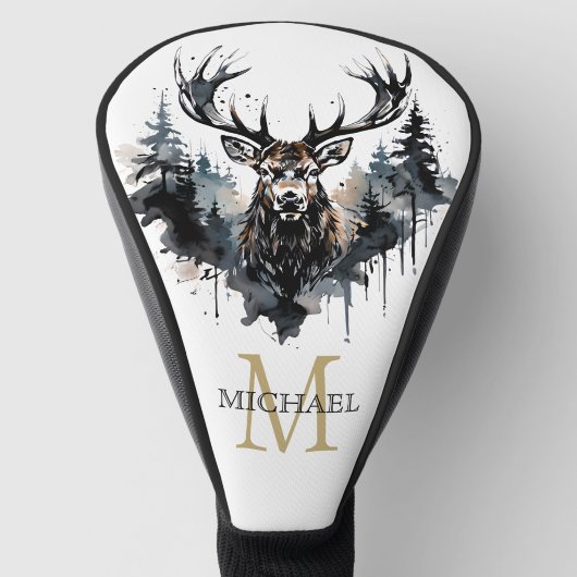 Persoonlijk Elandbos met monogram Golfheadcover
