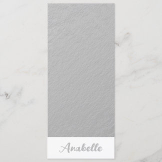 Persoonlijk Elegant Minimalistisch Silver-Bladwijz