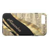 Persoonlijk elegant muziekblad Case-Mate iPhone case (Achterkant (Horizontaal))