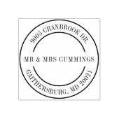 Persoonlijk Elegant Return-adres Rubberstempel (Afrduk)