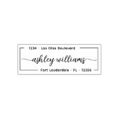 Persoonlijk Elegant Script Informel Retouradres Se Zelfinktende Stempel (Design)