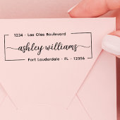Persoonlijk Elegant Script Informel Retouradres Se Zelfinktende Stempel
