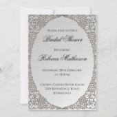 Persoonlijk Elegant Silver-Vrijgezellenfeest Kaart (Voorkant)