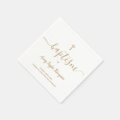 Persoonlijk elegant White Gold Cross-baptisme Servet (Hoek)