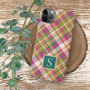 Persoonlijk Elegant Zomer Schotse Ruit Patroon Case-Mate iPhone Case