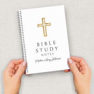 Persoonlijk Elege Religieus Kruis Notitieboek