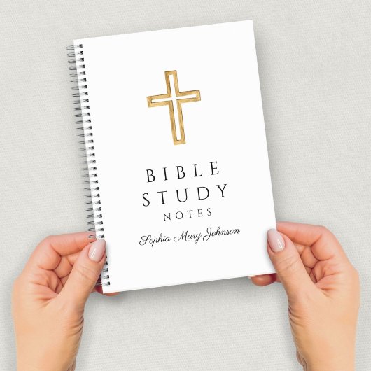 Persoonlijk Elege Religieus Kruis Notitieboek