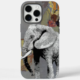 Persoonlijk Elephant Damask iPhone 7 hoesje