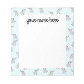 Persoonlijk Elephant-Notitieblok Notitieblok (Voorkant)