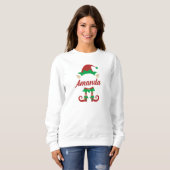 Persoonlijk Elf Trui T-Shirt (Voorkant volledig)