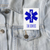 Persoonlijk EMT Ster van Levenssymbool Button (Insitu)