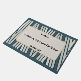 Persoonlijk en origineel huwelijkscadeau met namen deurmat