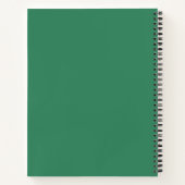 Persoonlijk Engelse klas groene schoolagenda Notitieboek (Achterkant)