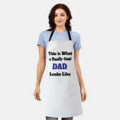 Persoonlijk Erg Coole Papa Lijkt Op BBQ Schort (Gedragen)