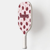 Persoonlijk esthetisch kerspatroon naam cadeau pickleball paddle (Links)