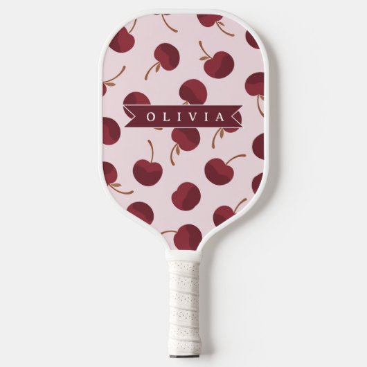 Persoonlijk esthetisch kerspatroon naam cadeau pickleball paddle (Voorkant)