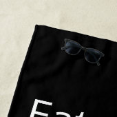 Persoonlijk eten, slapen, wandelen strandlaken (In situ)