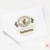 Persoonlijk etiket voor zelfgemaakte vanille-extra (Envelop)