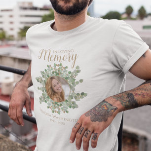 Persoonlijk Eucalyptus Fotografie Herdenkings T-sh T-shirt