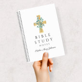 Persoonlijk Eucalyptus Religieus Kruis Notitieboek