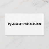 Persoonlijk  - Facebook Visitekaartje (Achterkant)