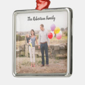 Persoonlijk familie foto ornament (Links)