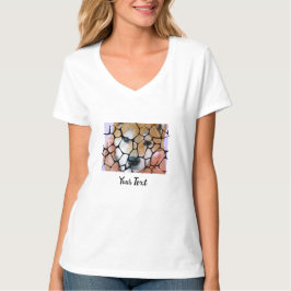 Persoonlijk Familie Huisdier Foto Luipaard Frame T T-shirt