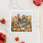 Persoonlijk Familie Pompoen Herfst Ontwerp Servet (Insitu)