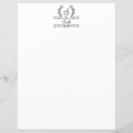 Persoonlijk Familienaam Schrift Briefpapier