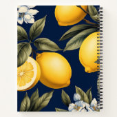 Persoonlijk familiereceptennotitieboek Citroenenpa Notitieboek (Achterkant)