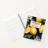 Persoonlijk familiereceptennotitieboek Citroenenpa Notitieboek (Binnen)