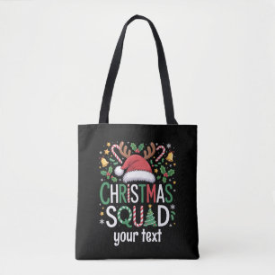 Persoonlijk Family Christmas Squad 2025 Matching  Tote Bag