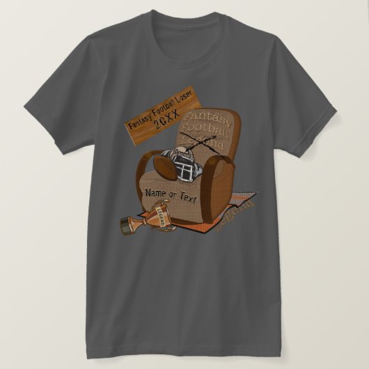 Persoonlijk Fantasy Football LOSER Shirt (Design voorkant)
