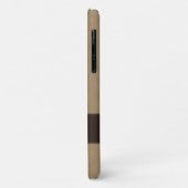 Persoonlijk Faux Beige Leather Case-Mate iPhone Case (Achterkant/links)