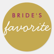 Persoonlijk favoriete magenta Gold van de Bride