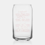 Persoonlijk Feeling Lucky Bruidsfeest Favor Blikvorm Glas (Achterkant)