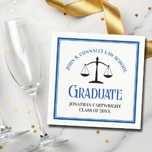 Persoonlijk feest bij afstuderen aan de Blue Law S Servet