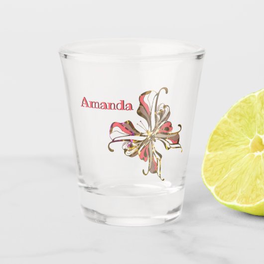 persoonlijk, feest, vrijgezellenfeest, vriendin shot glas (Voorkant)