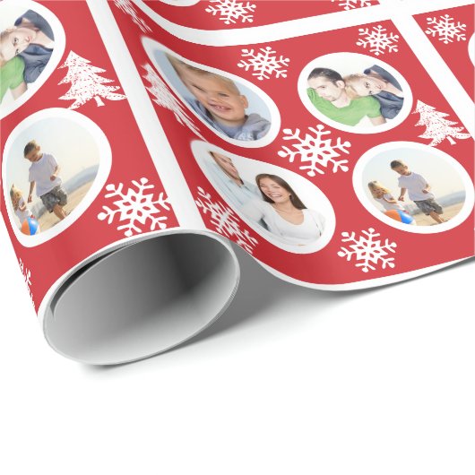 Persoonlijk feestdag fotopapier cadeaupapier (Rol Hoek)