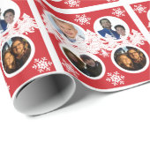 Persoonlijk feestdag fotopapier cadeaupapier (Rol Hoek)