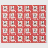 Persoonlijk feestdag fotopapier cadeaupapier (Vlak)