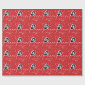 Persoonlijk feestdag fotopapier cadeaupapier (Vlak)