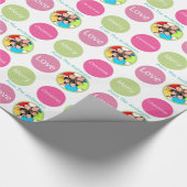 Persoonlijk feestdag fotopapier cadeaupapier (Hoek)