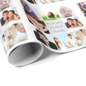 Persoonlijk feestdag fotopapier cadeaupapier (Rol Hoek)