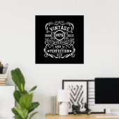 Persoonlijk feestje voor vijftig jaar oude verjaar poster (Thuiskantoor)