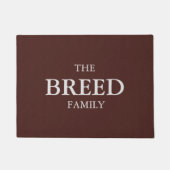 Persoonlijk Ferra Brown Deurmat (Voorkant)