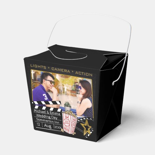 Persoonlijk Filmsterframe Bedankdoosjes (Voorkant Zijde)