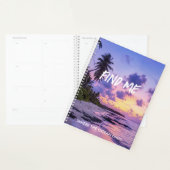 Persoonlijk FindMe Tropisch Eiland Paradijs Strand Planner (Display)
