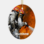 Persoonlijk Fireman Ornament (Rechts)
