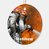 Persoonlijk Fireman Ornament (Links)